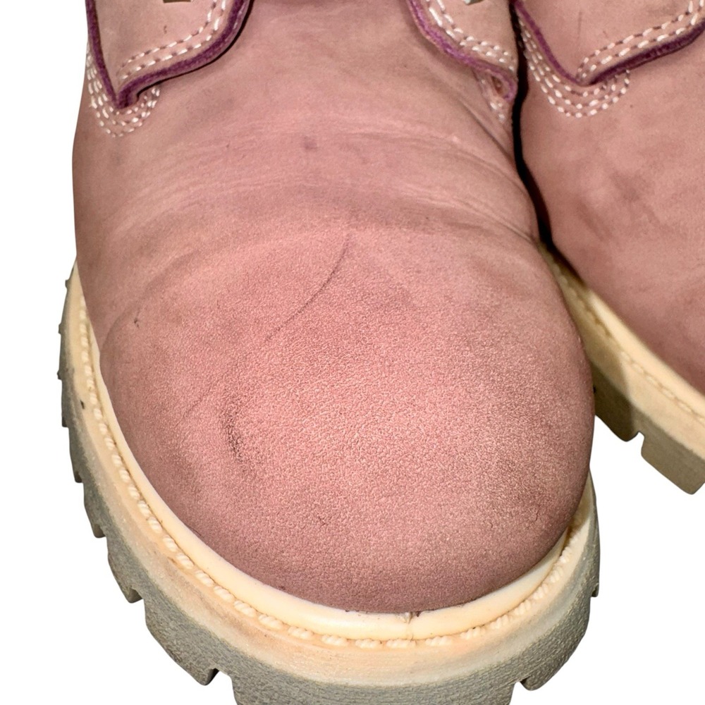 Timberland Nellie Chukka Boots Women's Nubuck Waterproof Pink Shoes Sz 10M - Picture 5 of 13